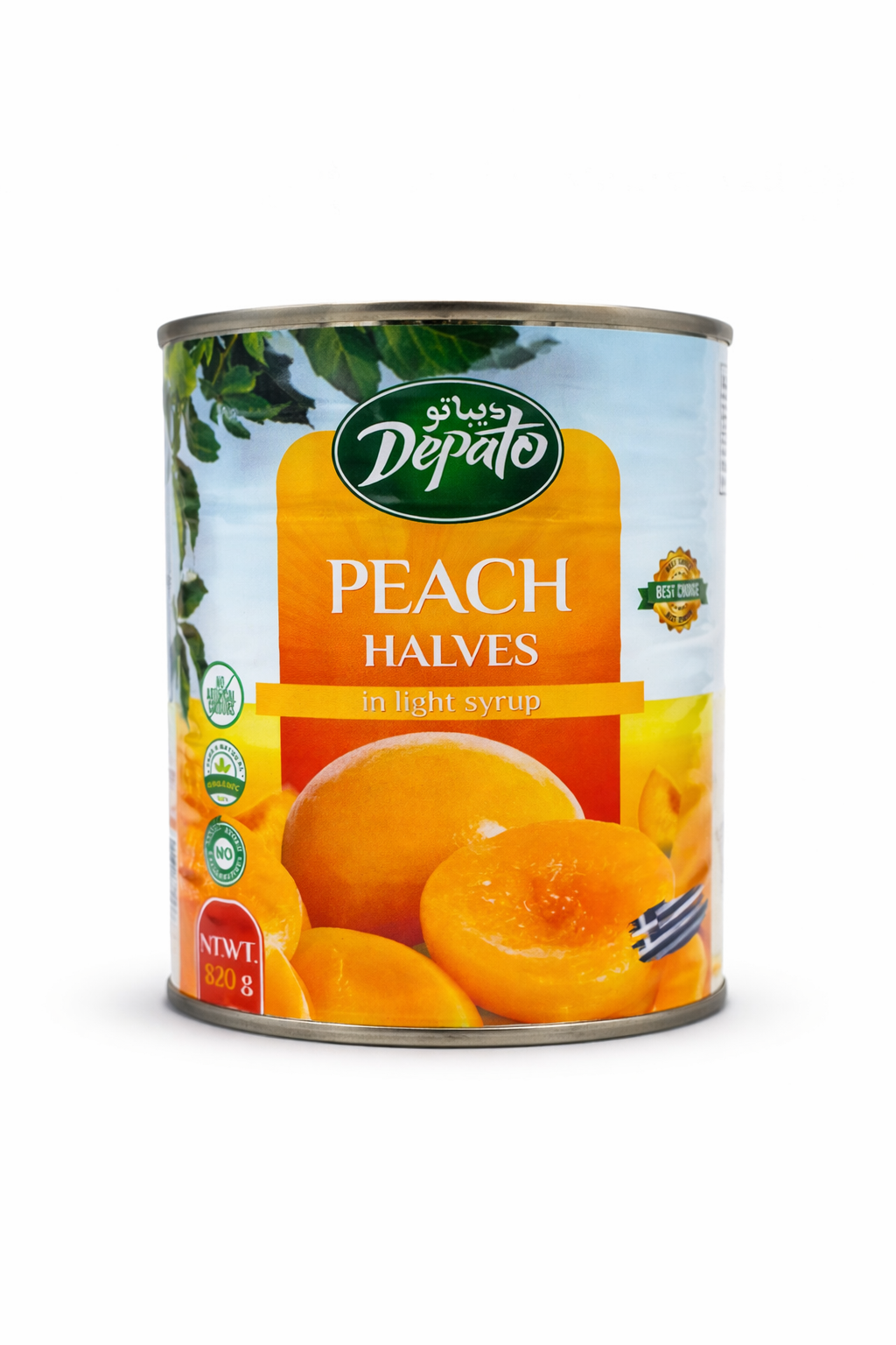 DEPATO Peach Compote | 820g | Natural | Premium Quality | - Image 2