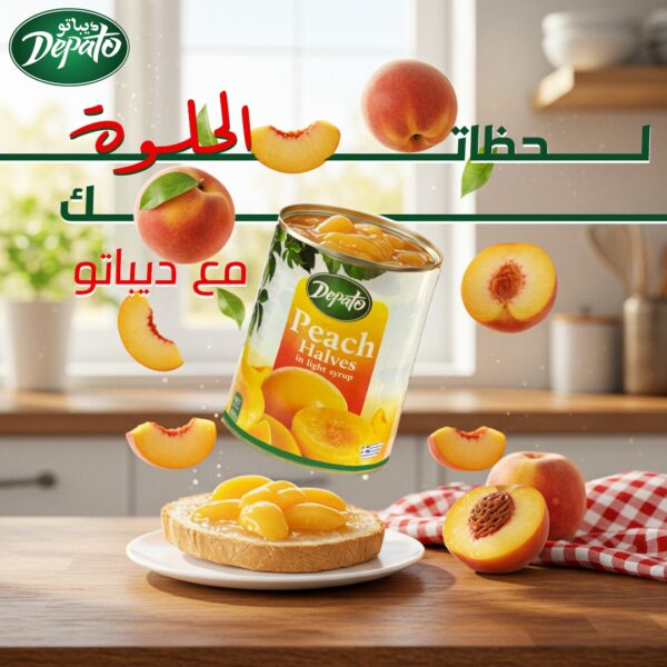 DEPATO Peach Compote | 820g | Natural | Premium Quality | - Image 5