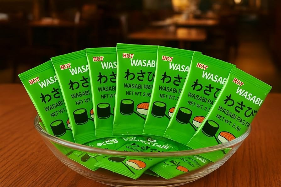 Wasabi Paste Sachets 2.5g Pack of 10 for Sushi