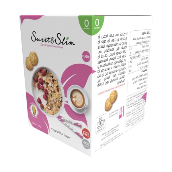 Sweet & slim Crystal Sweetener 400 sachets