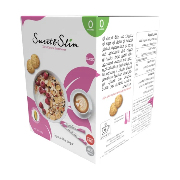 Sweet & slim Crystal Sweetener 400 sachets