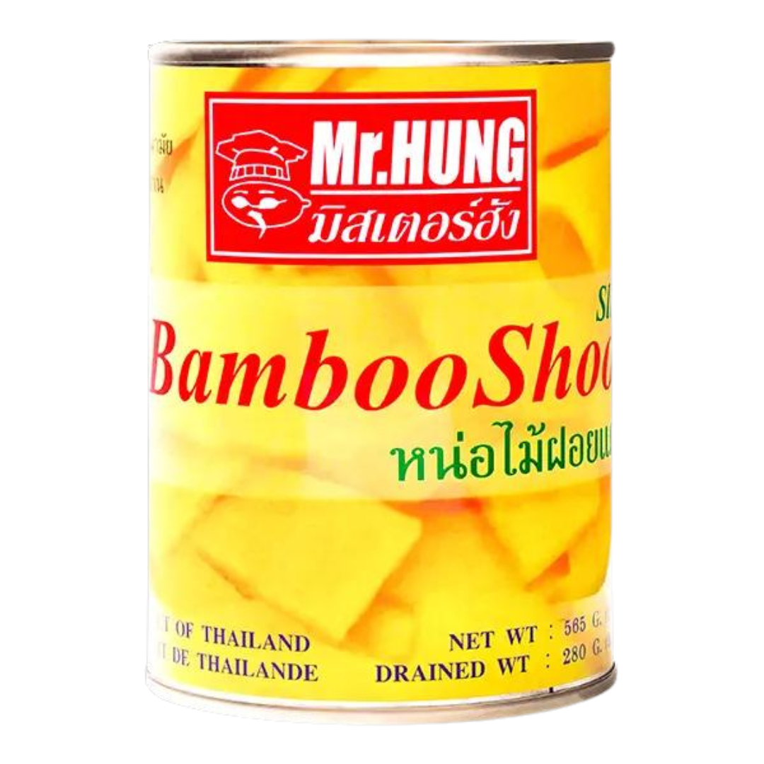 MR HUNG Bamboo Shoot Slices in Brine 565g | Crunchy & Flavorful | Asian Staple