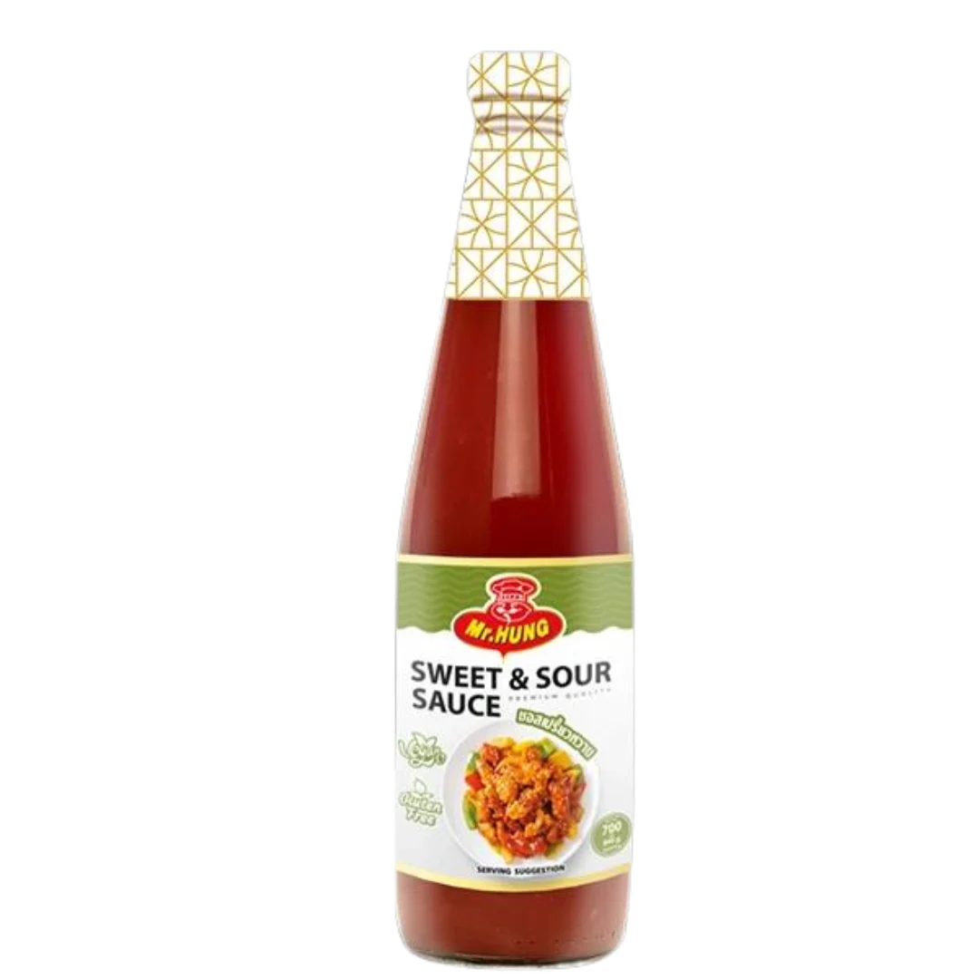 MR HUNG Sweet and Sour Sauce 700ml | Tangy & Fruity | Versatile Condiment MR HUNG Sweet and Sour Sauce 700ml | Tangy & Fruity | Versatile Condiment