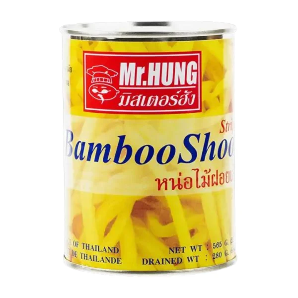 MR HUNG Bamboo Shoot Strips in Brine 565g | Crunchy & Fresh | Asian Cuisine
