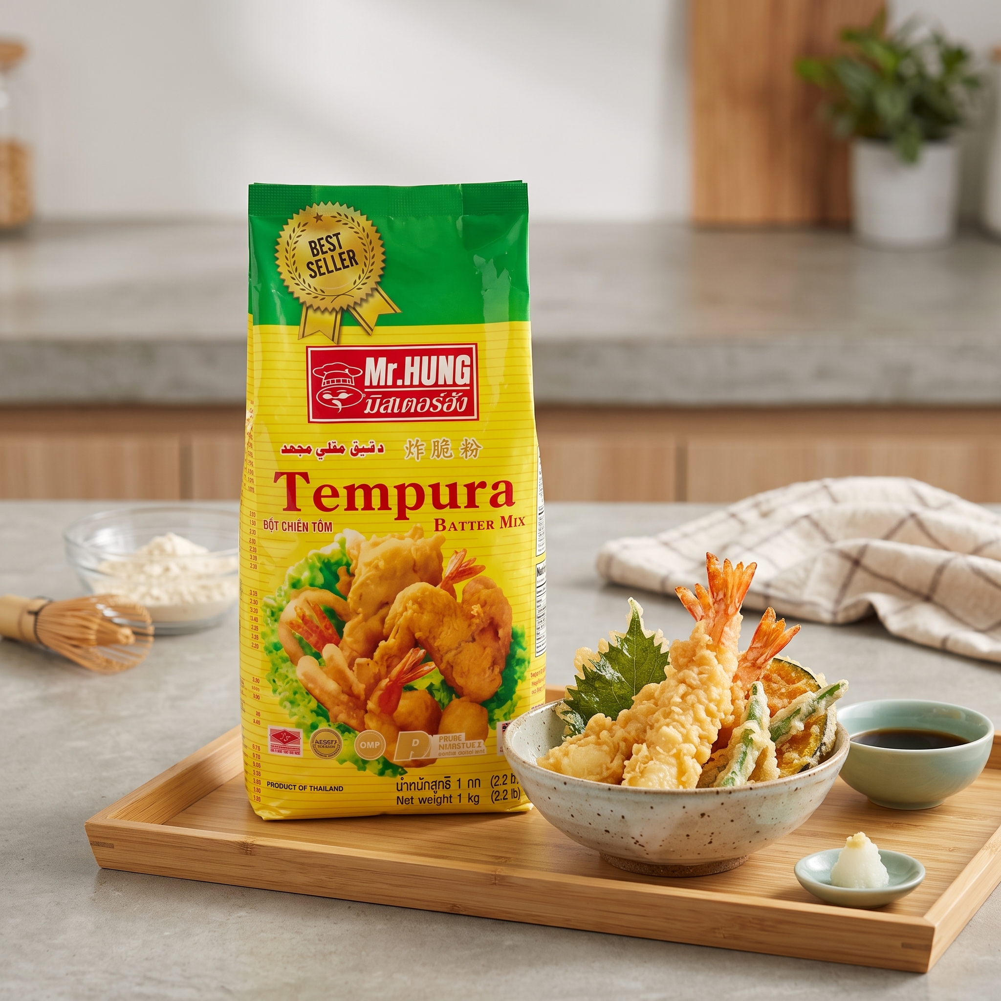 MR HUNG Tempura Batter Mix 1kg | Crispy & Light | Authentic Japanese - photo 2 MR HUNG Tempura Batter Mix 1kg | Crispy & Light | Authentic Japanese - photo 2