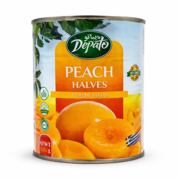 DEPATO Peach Compote | 820g | Natural | Premium Quality | - photo 2