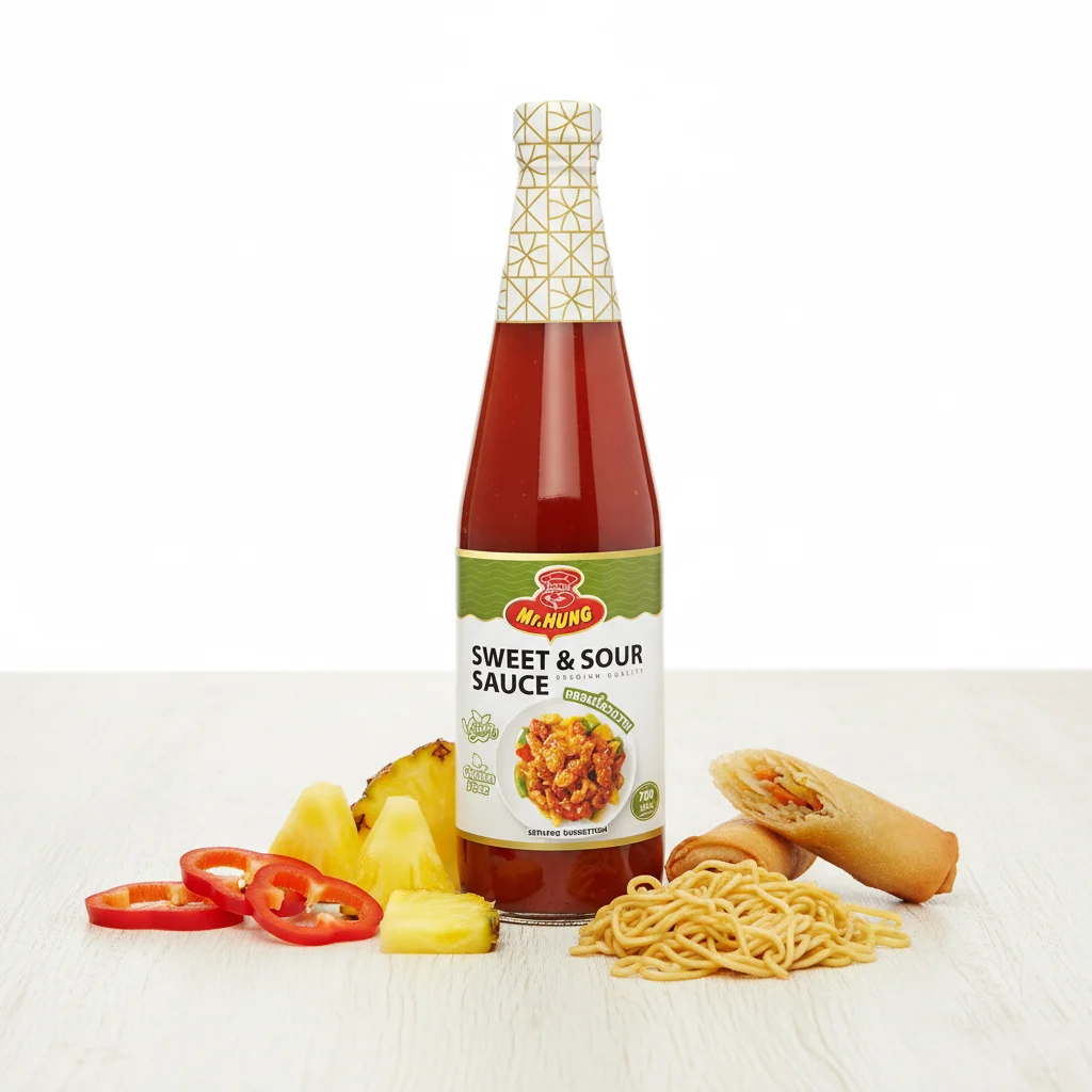 MR HUNG Sweet and Sour Sauce 700ml | Tangy & Fruity | Versatile Condiment – photo 2 MR HUNG Sweet and Sour Sauce 700ml | Tangy & Fruity | Versatile Condiment - photo 2