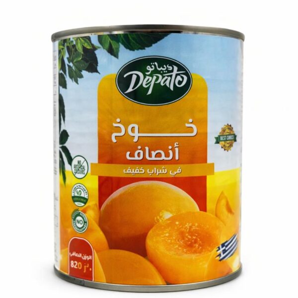 DEPATO Peach Compote | 820g | Natural | Premium Quality | - photo 3