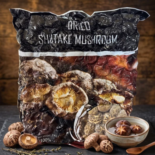 BUY4U Dried Shiitake Mushrooms | 1kg | High-Quality | - photo 3