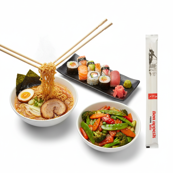 Wholesale DEPATO Bamboo Chopsticks 24cm | 100 Pairs | Eco-Friendly & Durable - photo 3