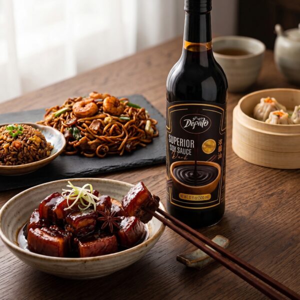DEPATO Dark Soy Sauce | 500ml | High Quality | Best Price - photo 3