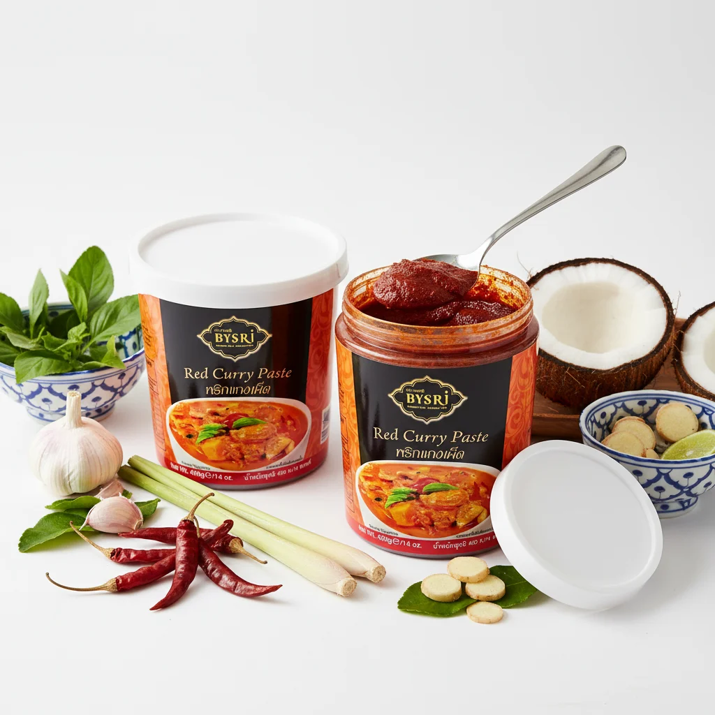 BYSRI Red Curry Paste 400g | Authentic Thai Flavor | Spicy & Aromatic – photo 3 BYSRI Red Curry Paste 400g | Authentic Thai Flavor | Spicy & Aromatic - photo 3